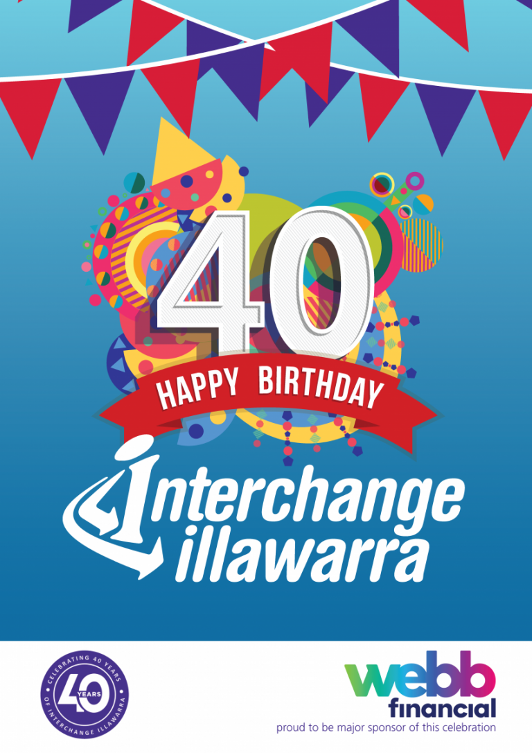 Sign A3 Happy Birthday A - Interchange Illawarra