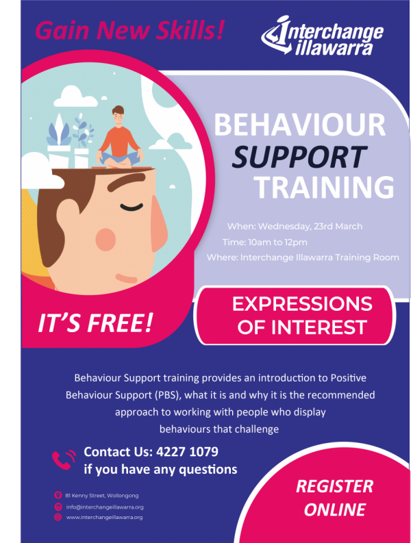 Behaviour Support Training Interchange Illawarra